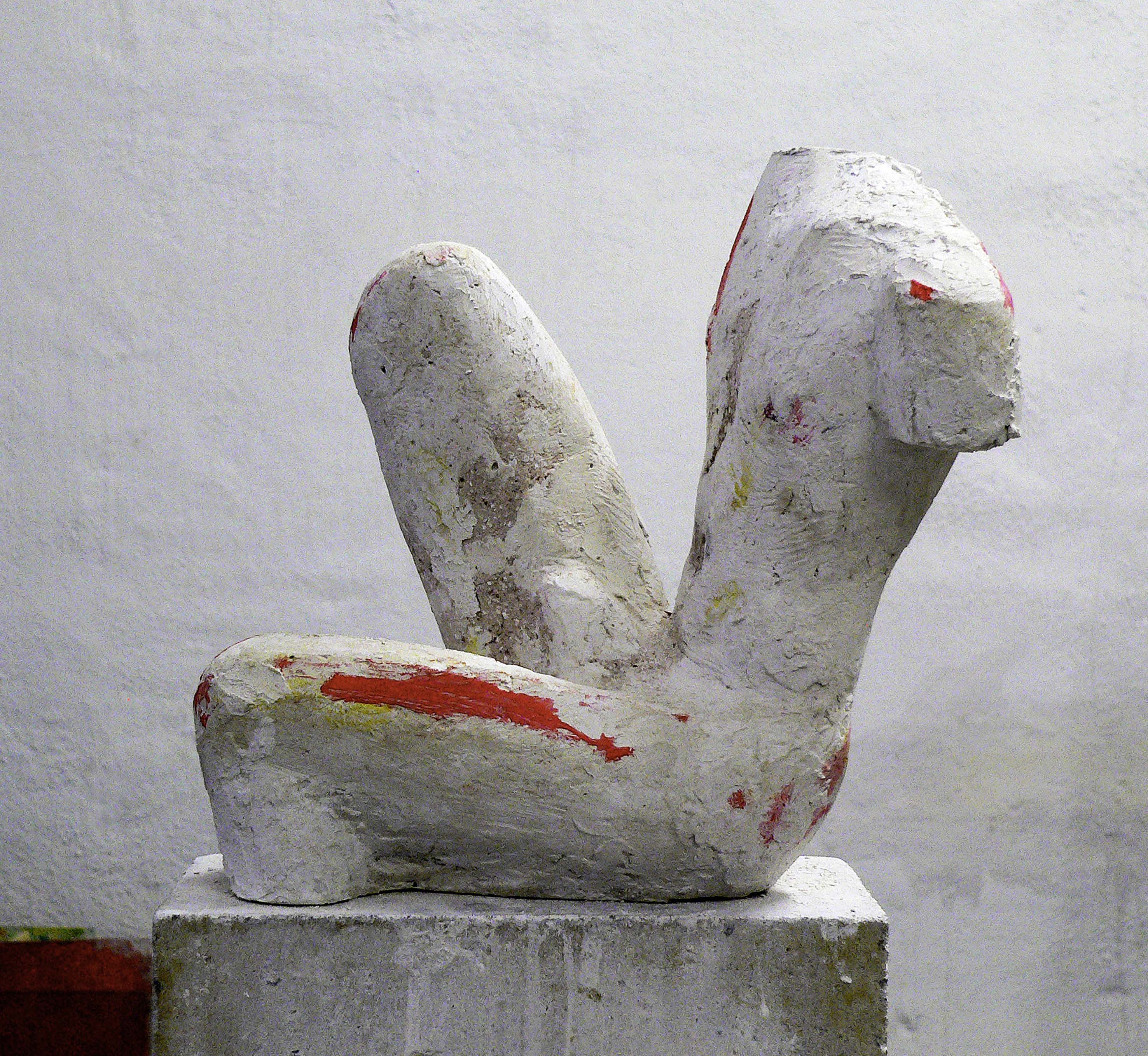 Wilfried Schröder, Torso Michael. 1996/2020, Kunststein und Gips