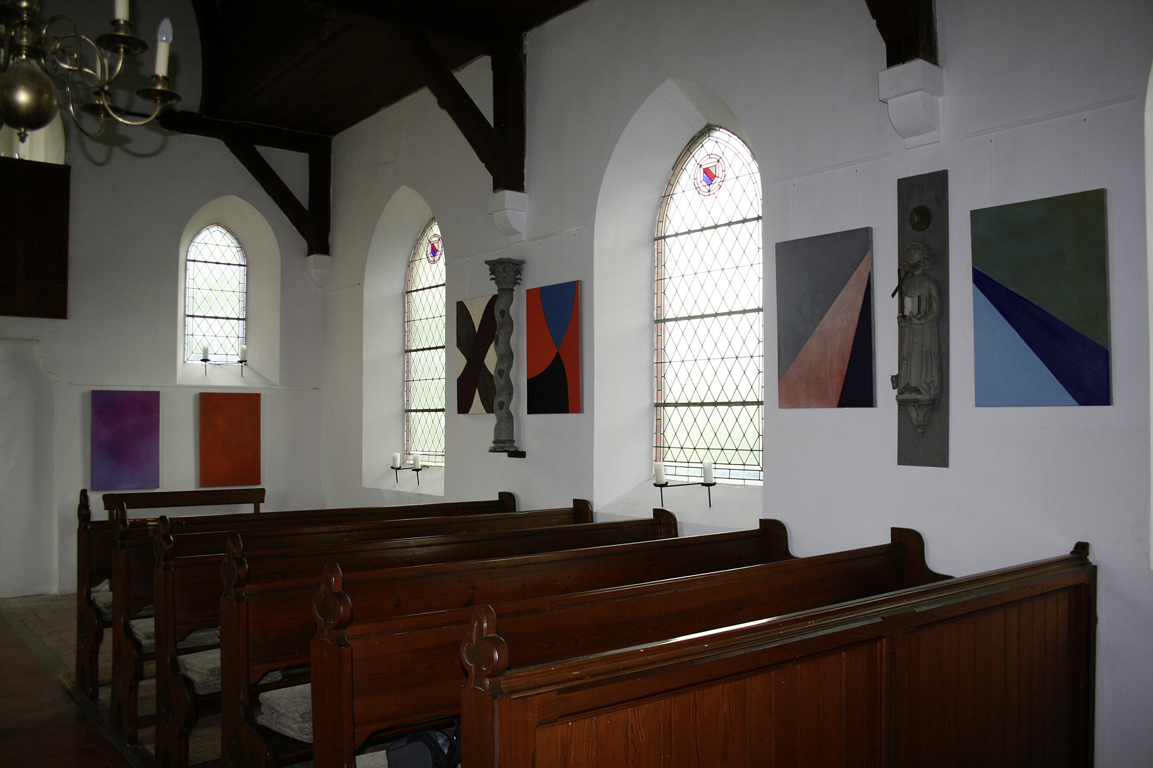 Ausstellungsansicht 2011, Patrick Gutschmidt Rosalie Dupré, Öl auf Leinwand