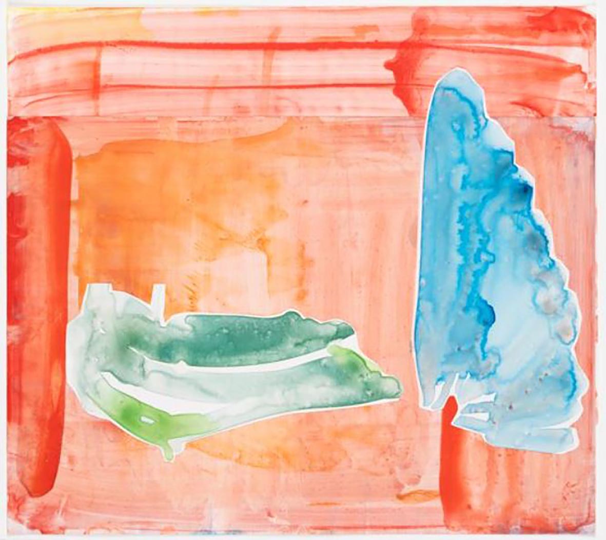 Tanja Zimmermann, o.T., 2020, Acryl auf Papier