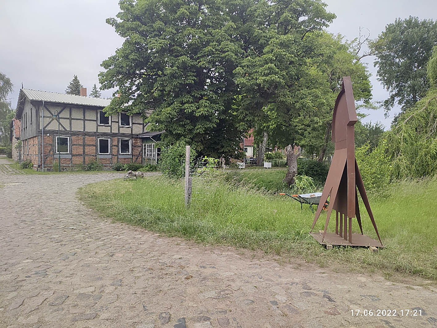 Stahlskulptur DAS TROJANISCHE PFERD (Foto: Ludger Sunder-Plassmann)
