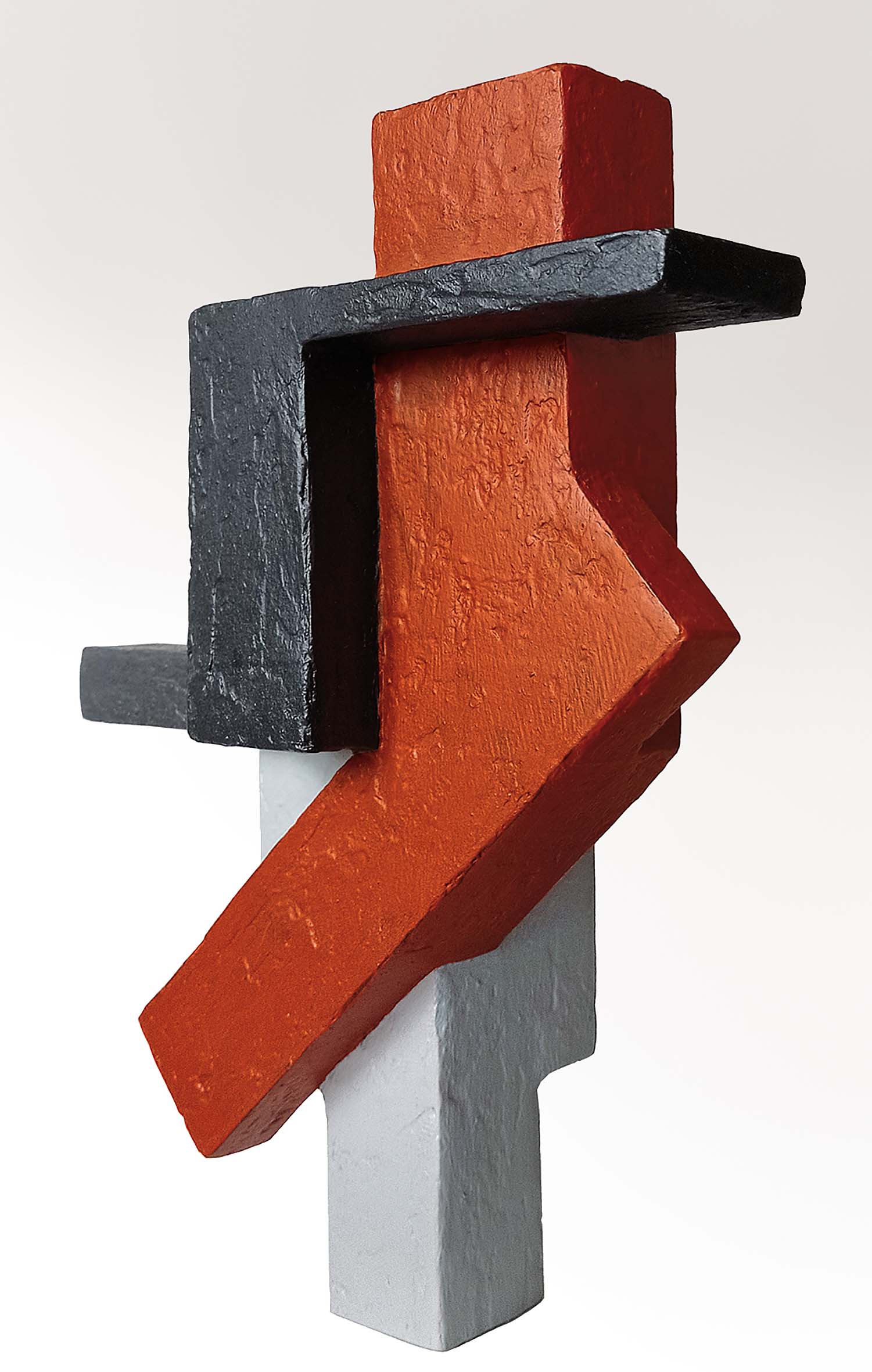 Josef A. Kutschera: Akrobaten. 2014, Holz, Acryl