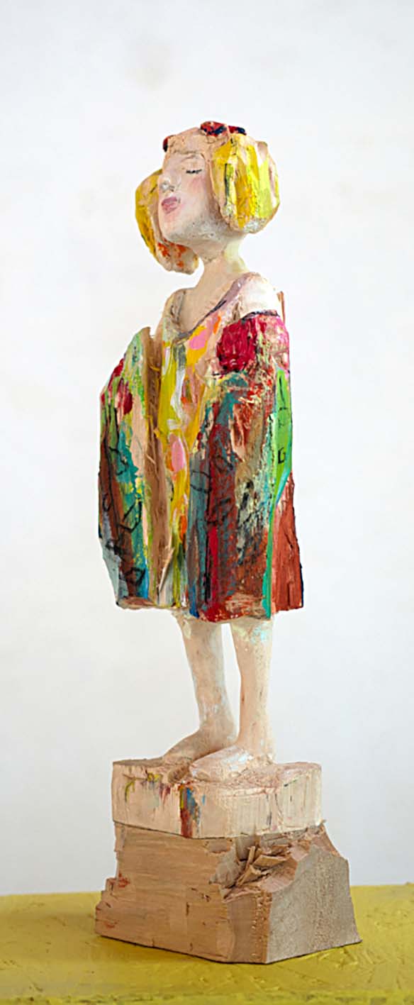 Sabine Puschmann: sunny Miss Plim. 2024, wood