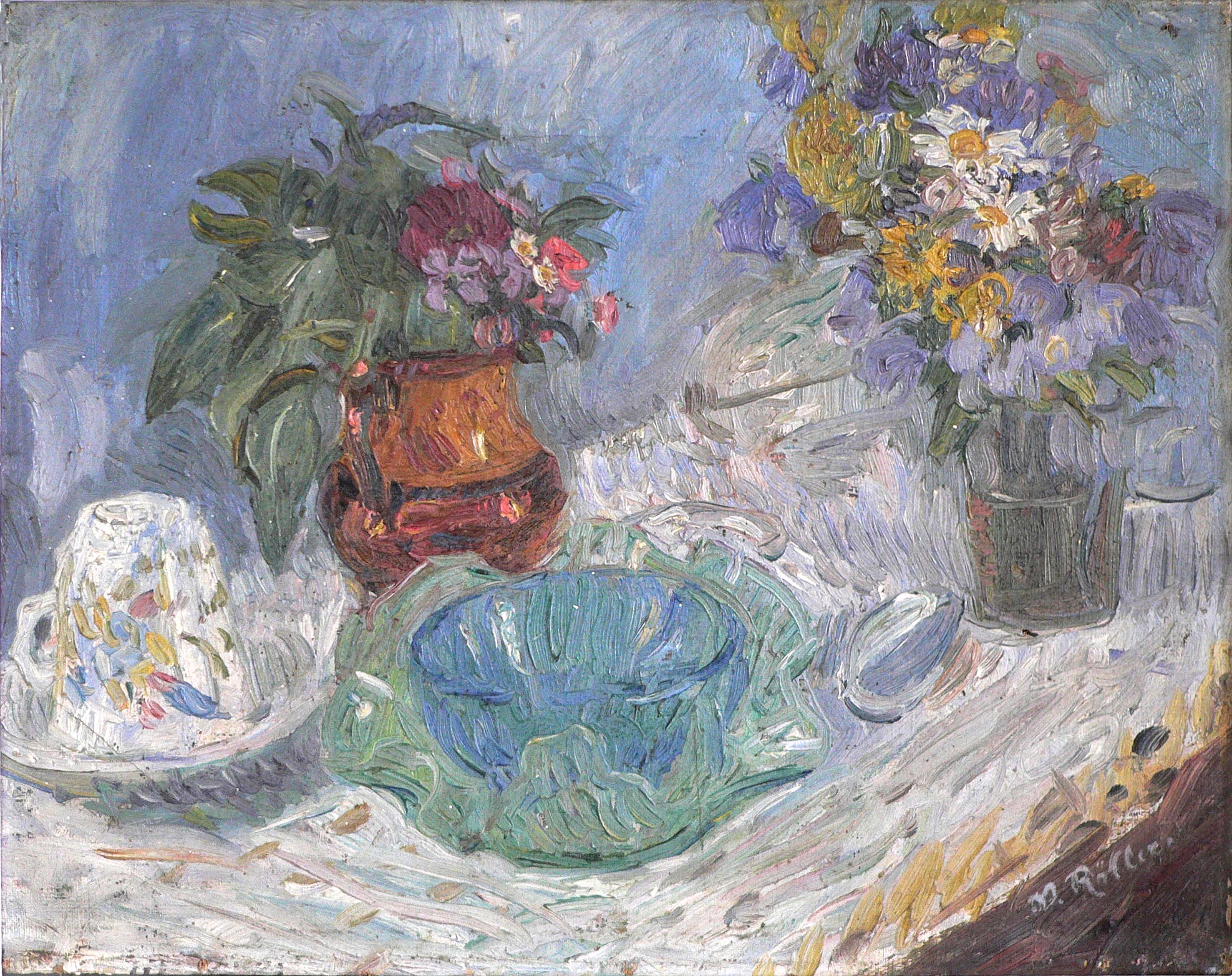 Waldemar Rösler: Stillleben. 1905, Öl auf Leinwand