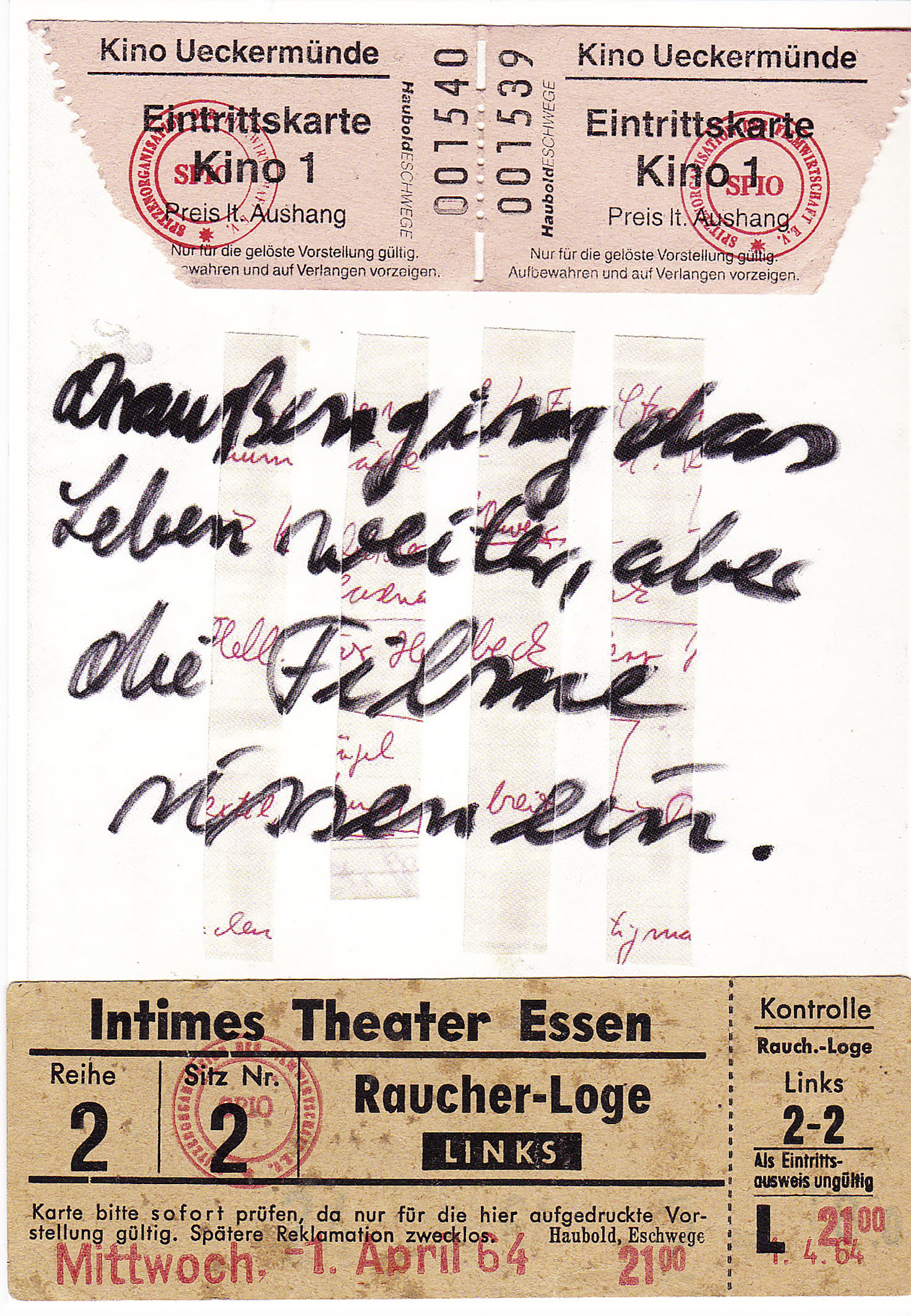 Angelika Janz: Das wahre Leben. 2019, Collage16