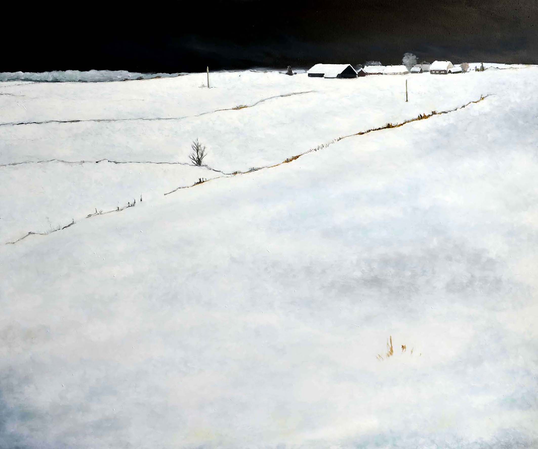 Kristina Andres: o.T. 2016, Öl auf Leinwand