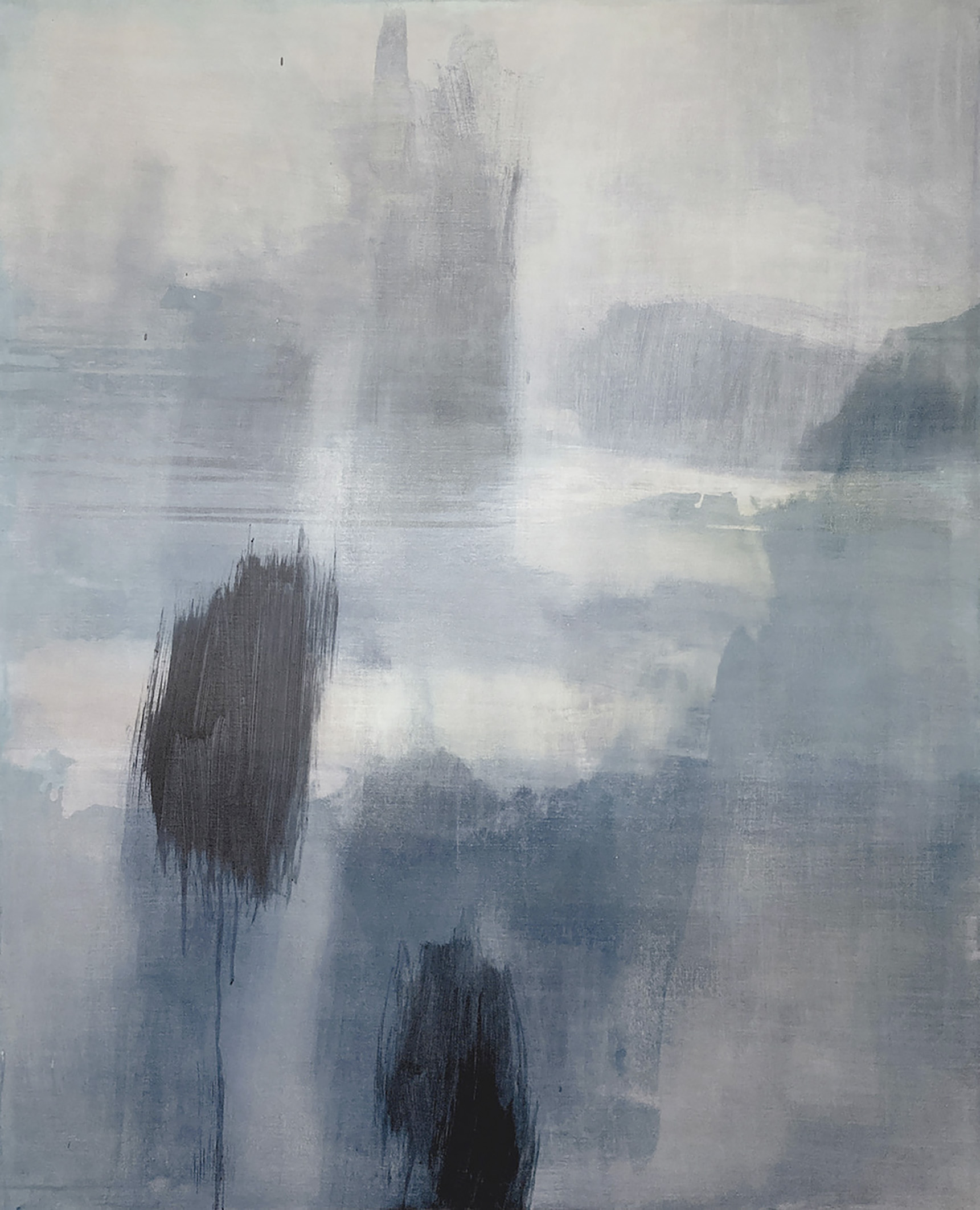 Per Gulden: two. 2023, Acryl auf Leinwand