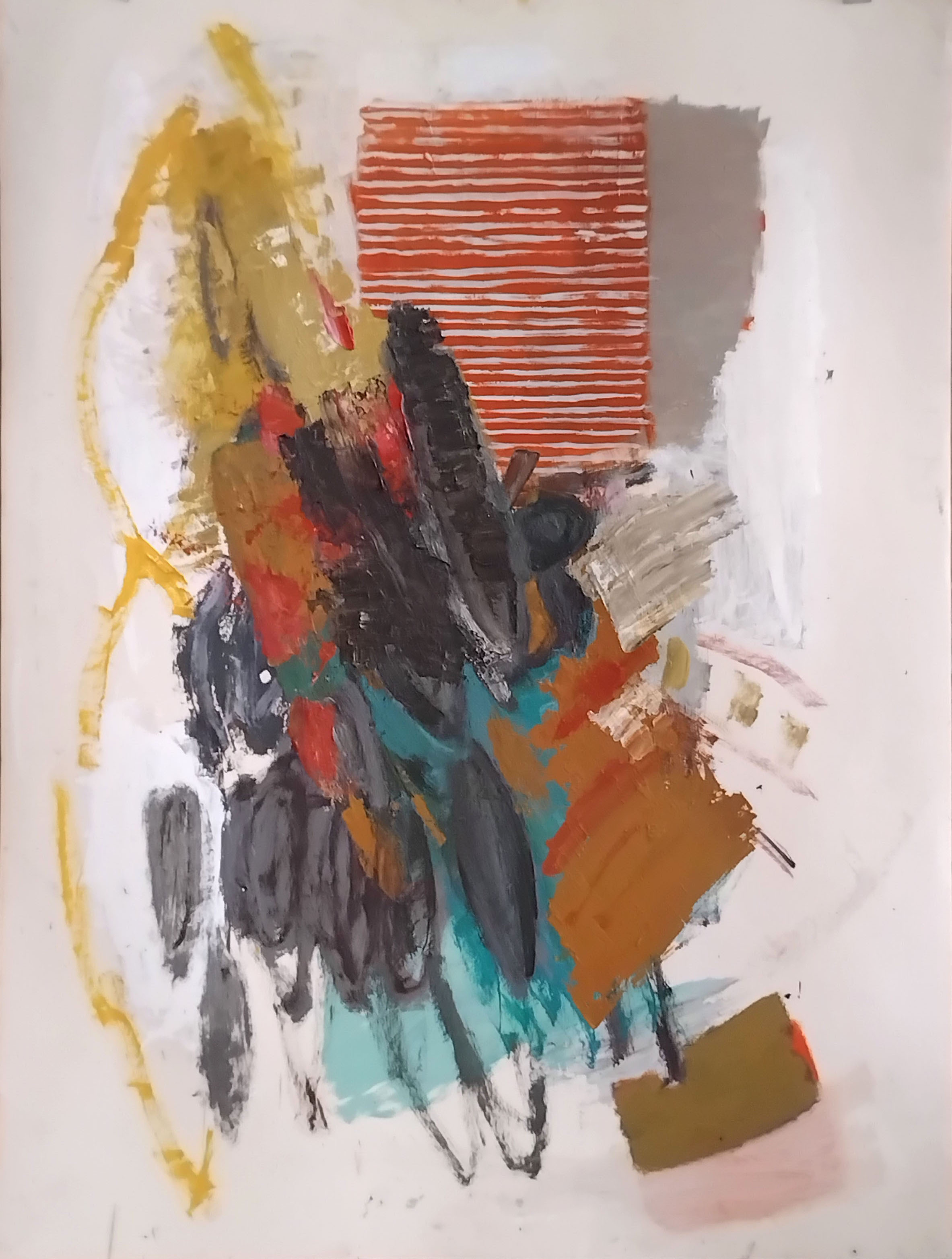 Jörg-Uwe Jacob: o. T. 2009, Öl auf Leinwand