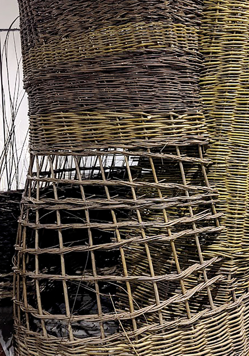 Ralf Eggert: Installation „Der geflochtene Garten“