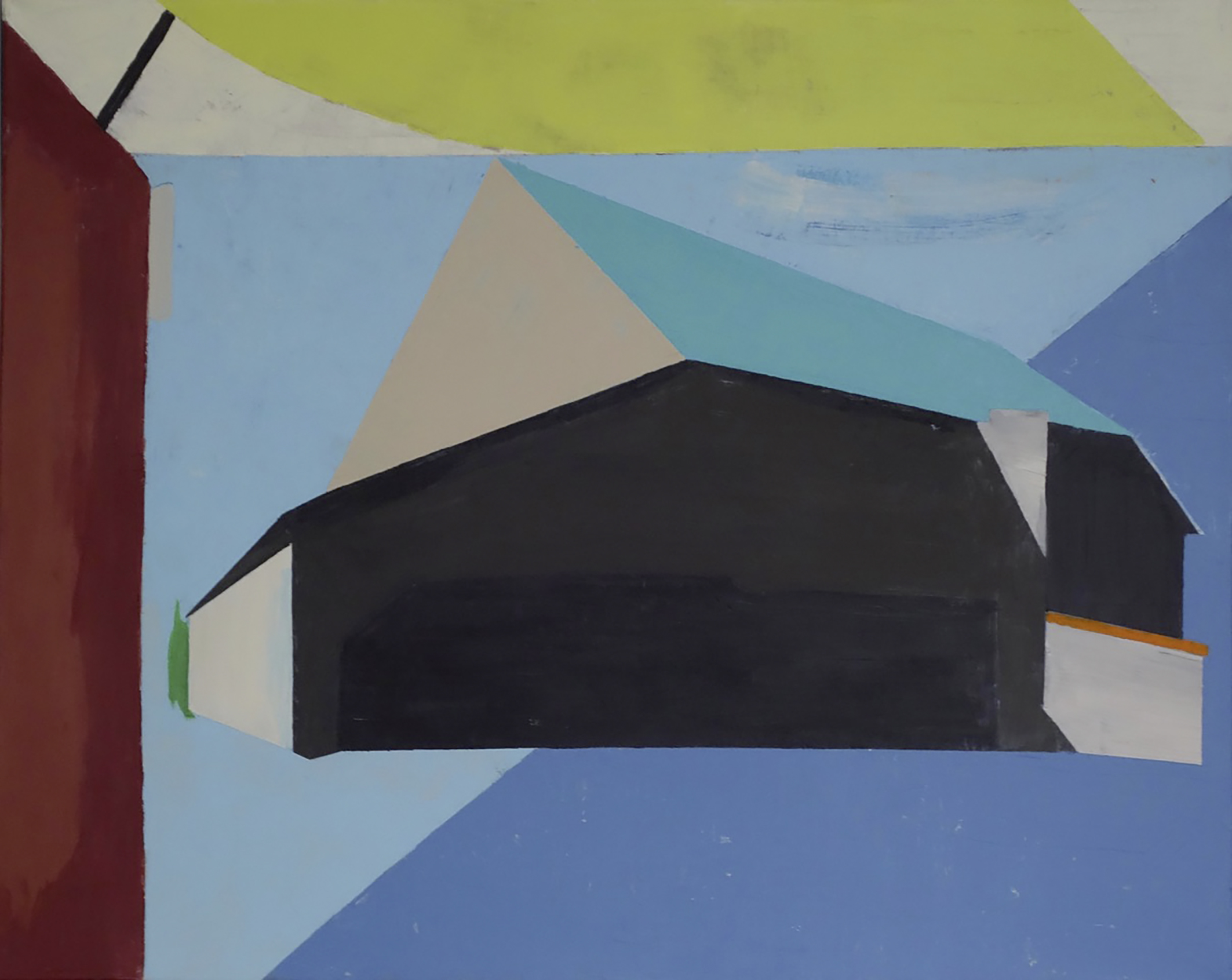 Ulrike Hogrebe: o.T. 2022, Acryl auf Leinwand