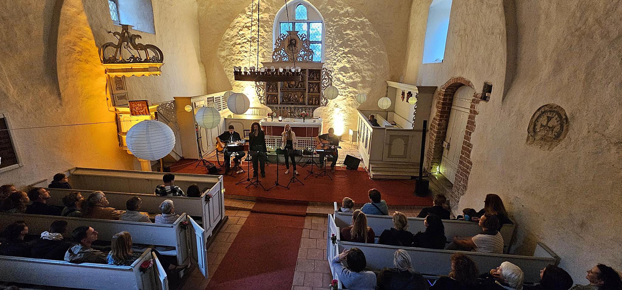 Konzertabend in der Kirche Rattey/2025 (Foto: Werner Kothe}