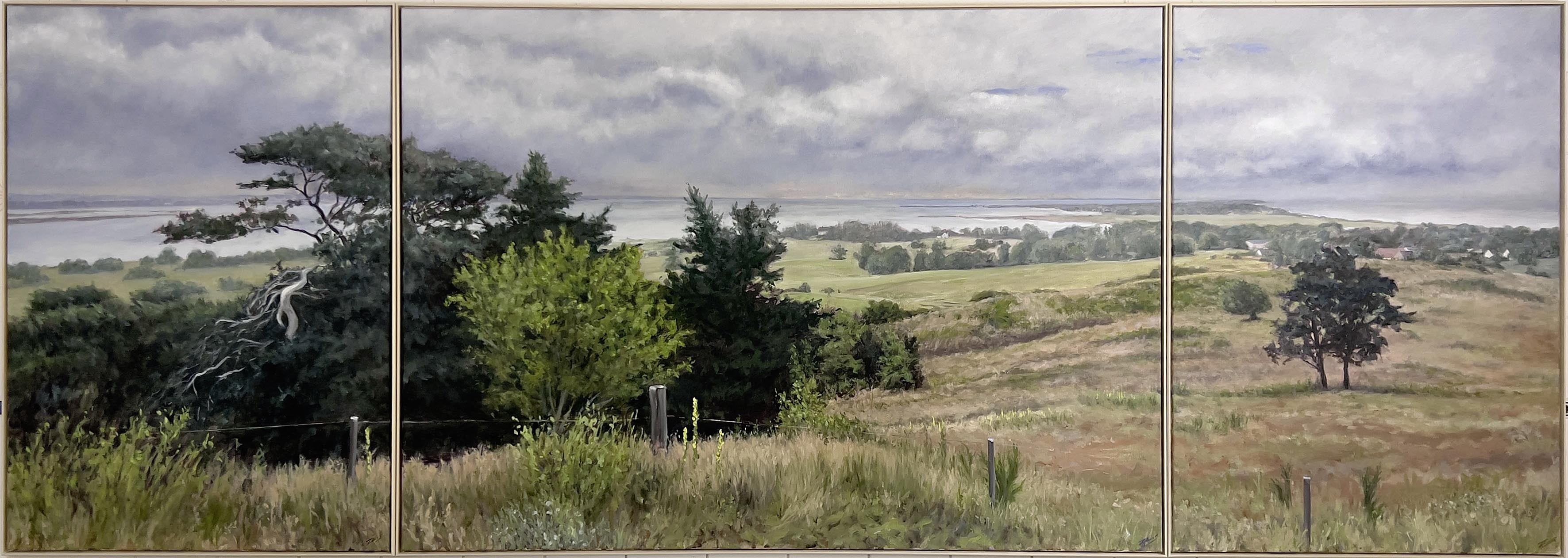 Thomas Freundner: Triptychon Hiddensee. 2026, Öl auf Leinwand
