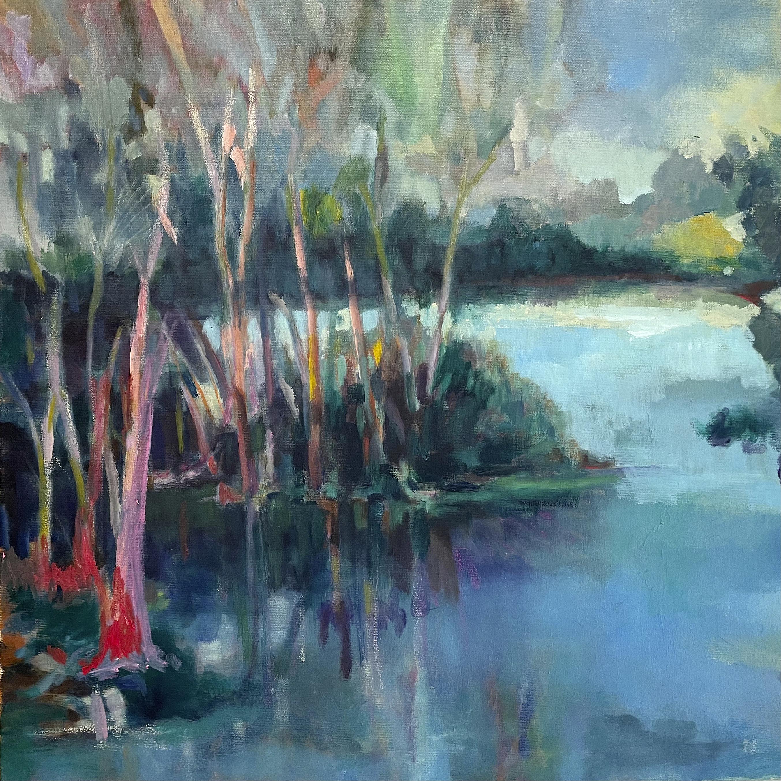 Juliane von Arnim: Vorpommern. 2019, Acryl auf Leinwand