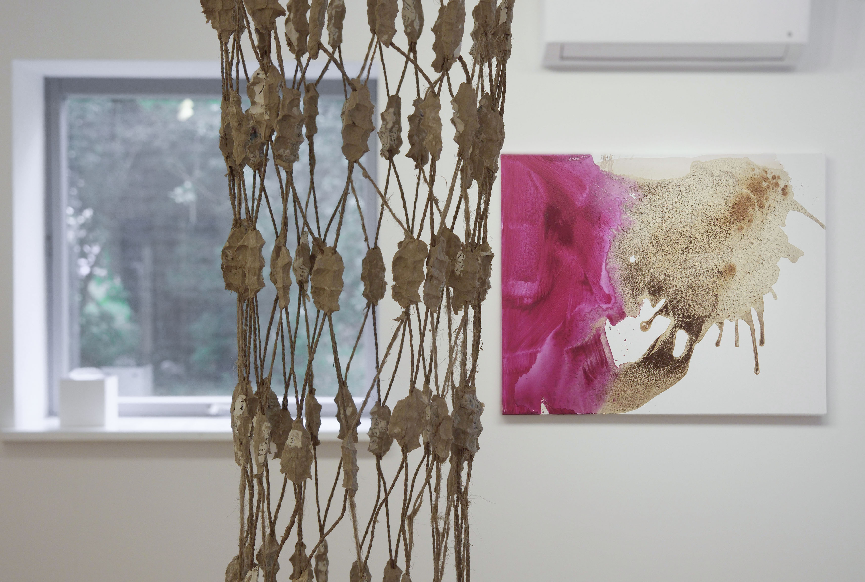 Anke Meixner: Together.  Mia Sloth Møller: The Flow. (Foto Silke Paustian)