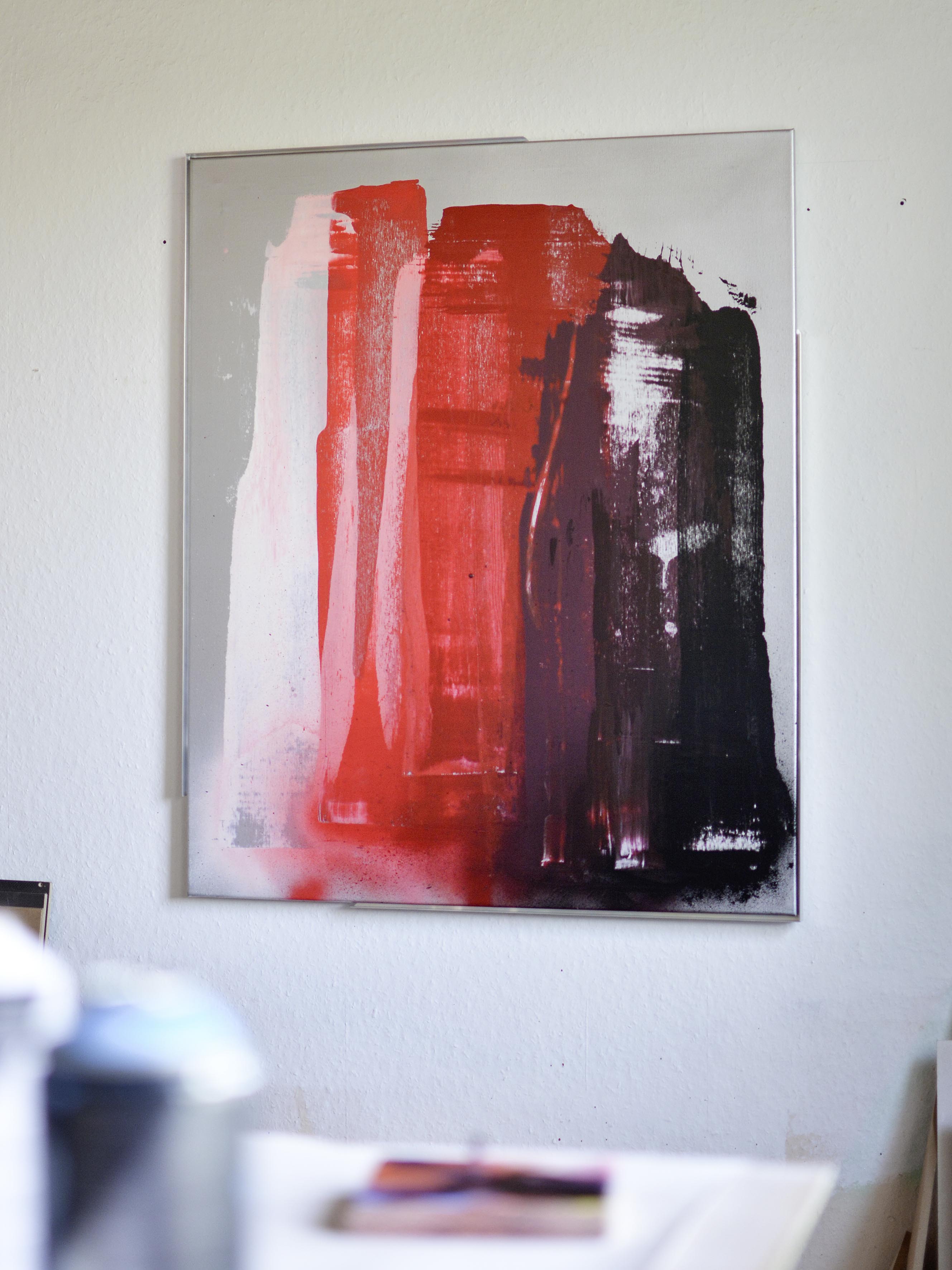 Paul Seko: Void Serie. Sprühfarbe auf Leinwand, 2026