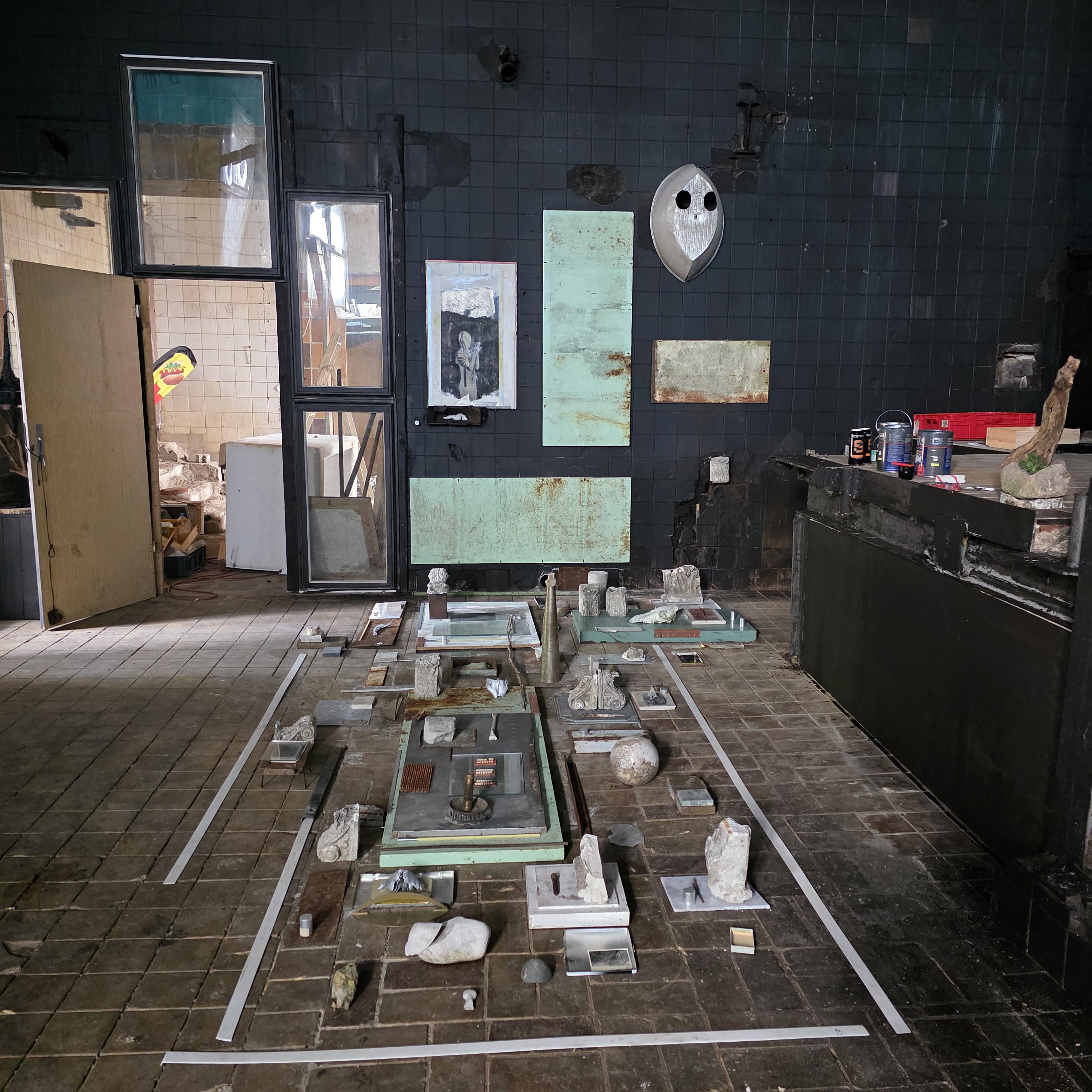 WERK LAAGE: Ausstellungsraum im Milchzuckerwerk, 2026 (Foto: Andreas Peter Manczyk)