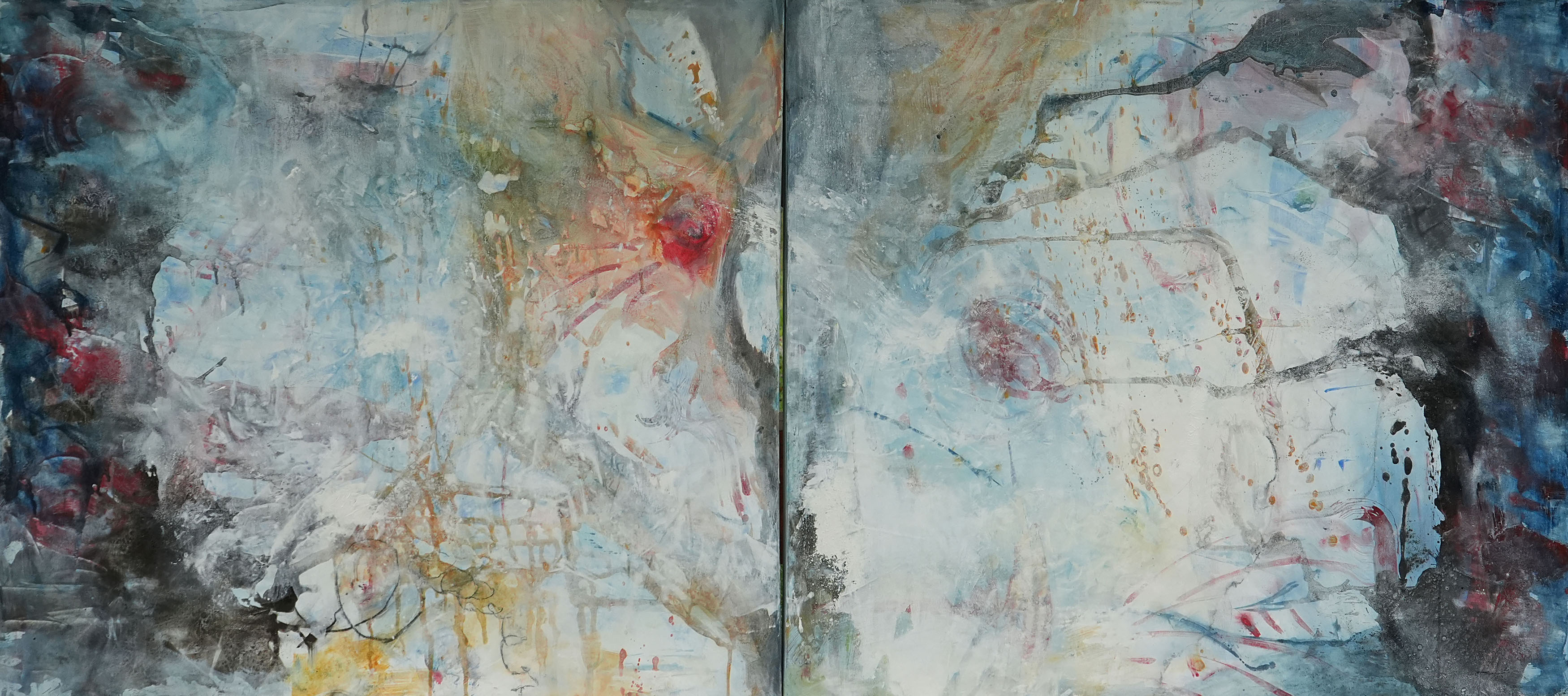 Gemeinschaftswerk  o.T. 2026, Acryl (Foto: Jan Weßling)