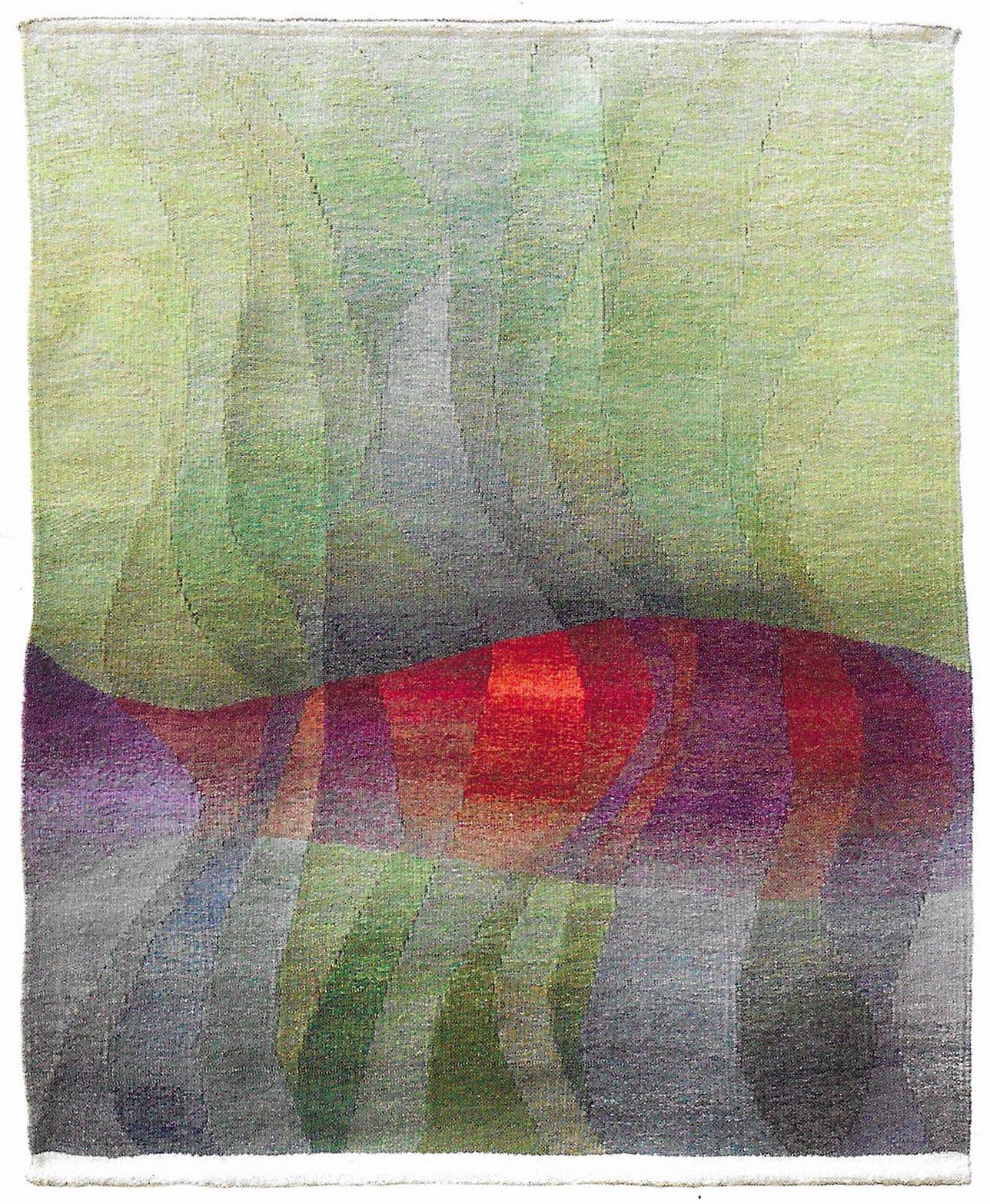 Edith Kummert: Mohnfeld. Gobelin
