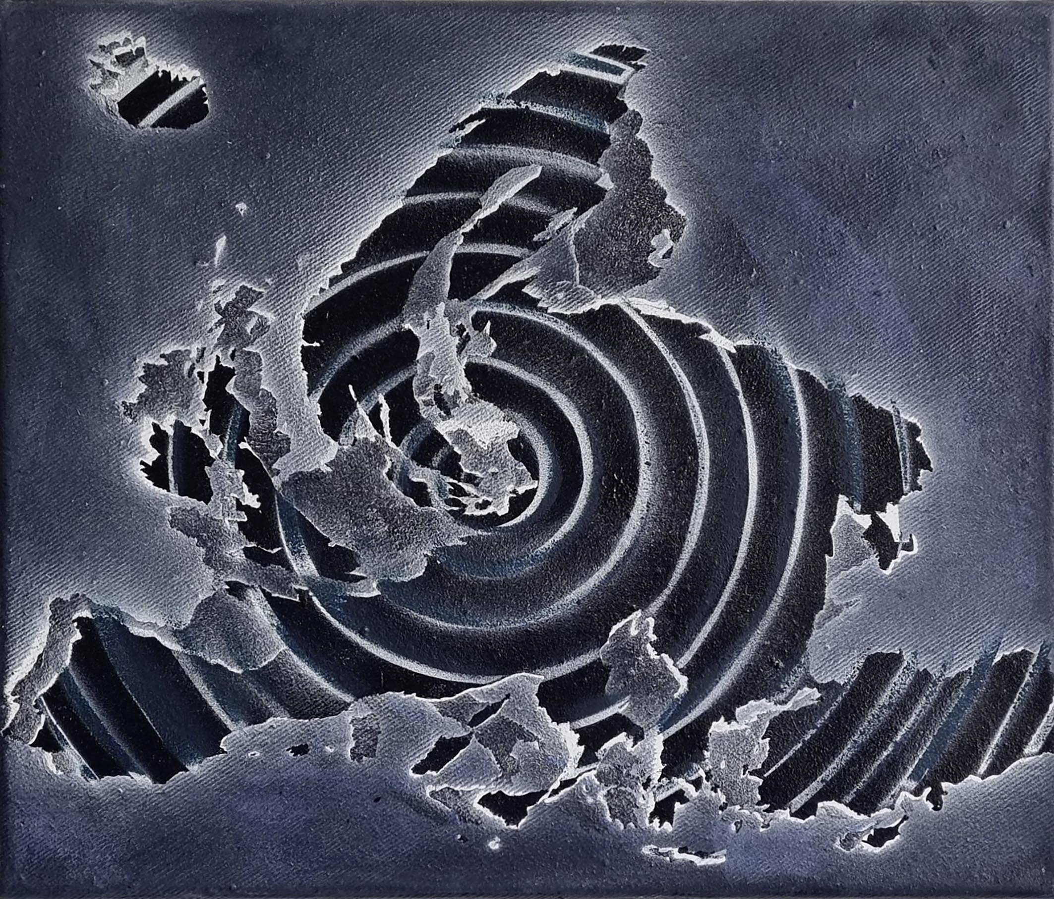 Hannah Becher: Contortion. 2025, Acryl auf Leinwand